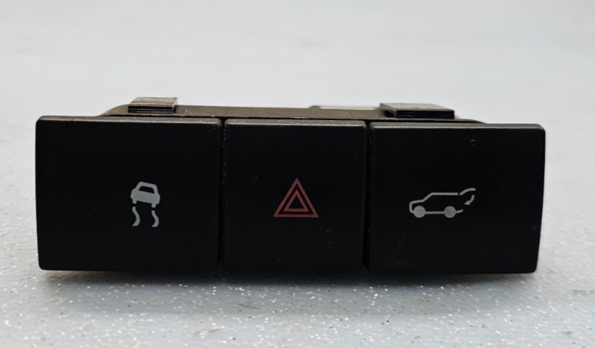 🔥07-14 Expedition Traction Control Hatch Hazard Light Switch Assembly Black