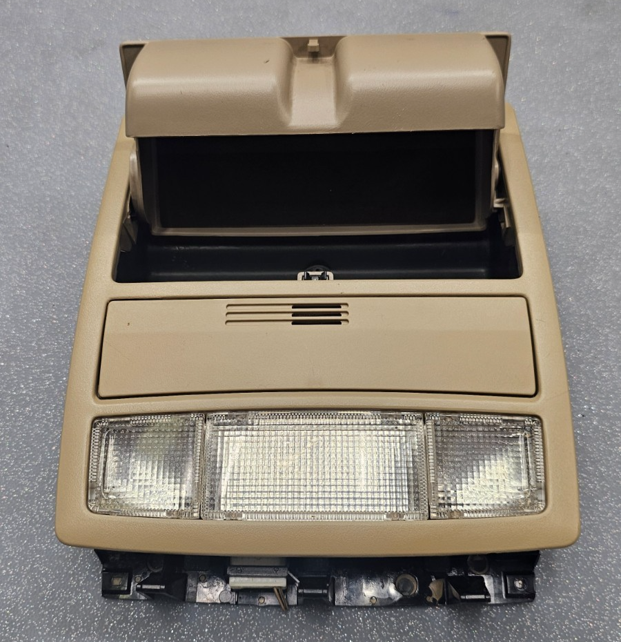 🔥07-11 Toyota Camry Overhead Console Dome Map Light Lamp Storage Assembly TAN