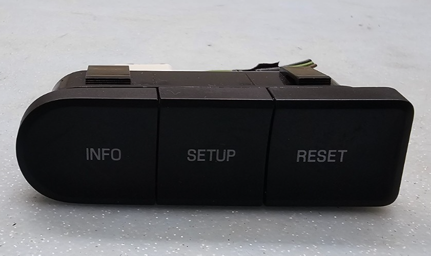 🔥07-10 Ford Edge Dash Driver Info Display Setup Switch Button Assembly Black