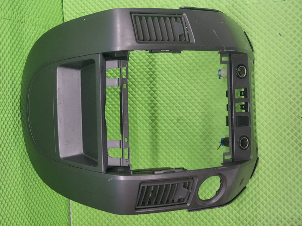 04-06 Nissan Titan Armada Center Dash Radio AC Surround Finisher Bezel Gray B47