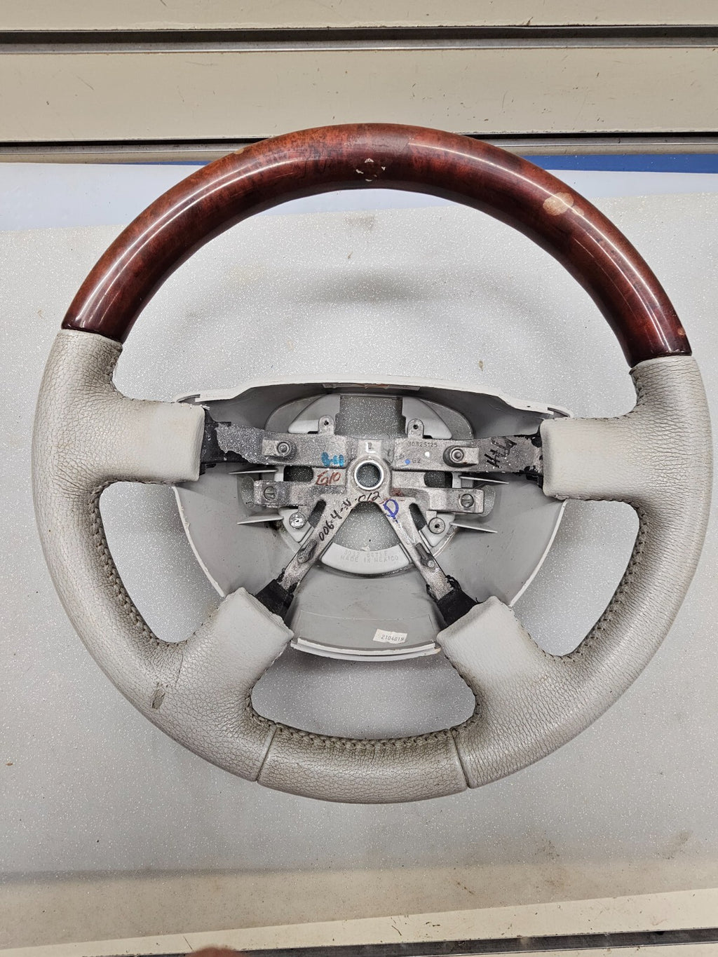 🔥2003-2006 LINCOLN NAVIGATOR Steering Driver Wheel GRAY/WOODGRAIN Fits