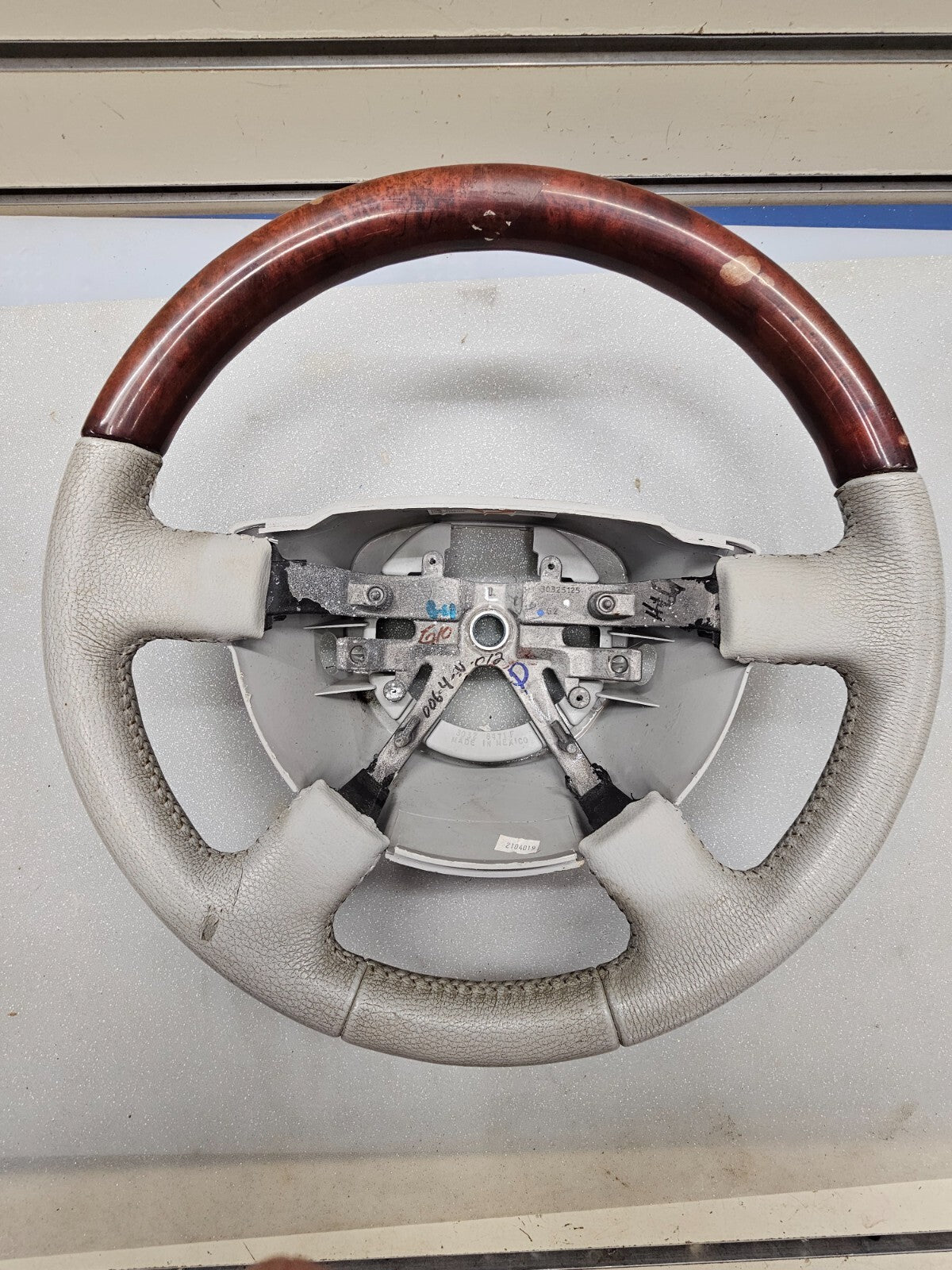 🔥2003-2006 LINCOLN NAVIGATOR Steering Driver Wheel GRAY/WOODGRAIN Fits
