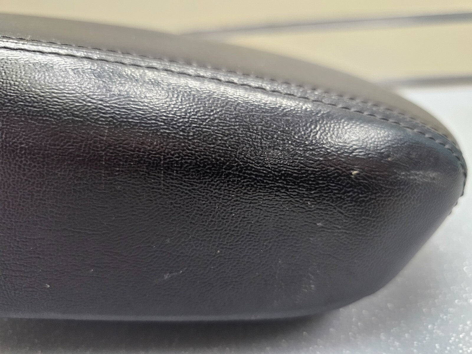 🔥13-16 DODGE DART CENTER CONSOLE ARM REST LID LEATHER BLACK TOP PAD COVER BLACK