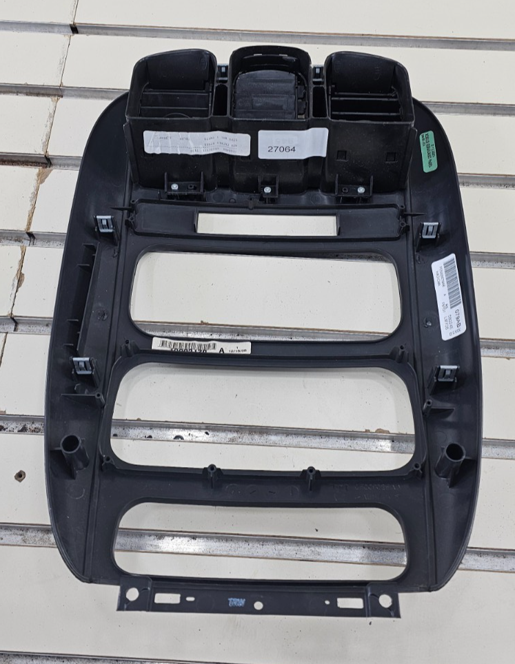 🔥01-07 Dodge Caravan Town & Country dash radio climate TRIM bezel carbon fiber