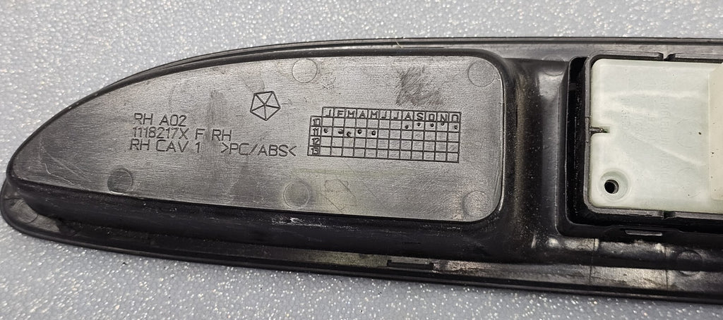 🔥11-17 Chrysler 200 Compass Right Passenger Power Window Control Switch Black