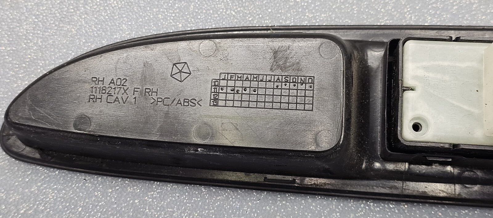 🔥11-17 Chrysler 200 Compass Right Passenger Power Window Control Switch Black