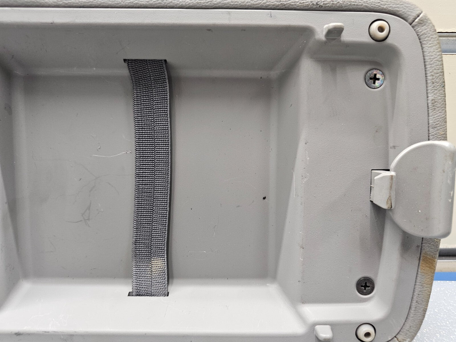 🔥07-12 Hyundai Santa Fe Center Console Arm Rest Cover Lid Top Pad Assembly Gray