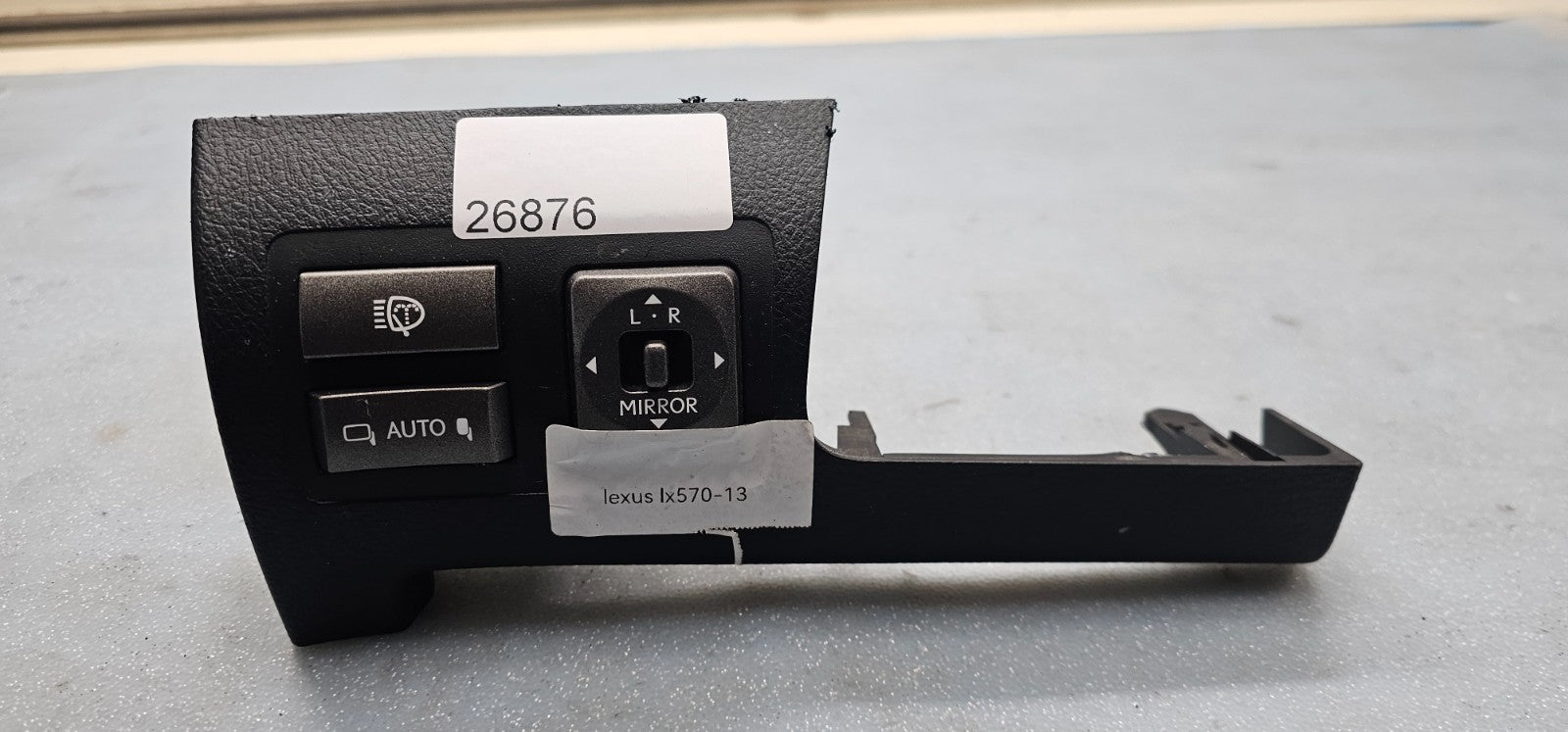 🔥10-16 LEXUS LX570 DASH TRIM PANEL MIRROR SWITCH HEADLIGHT HEADLAMP BLACK