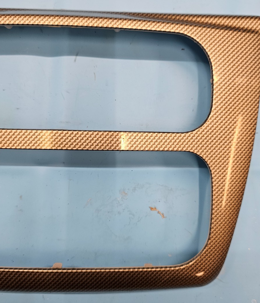 🔥03-06 Stratus Sebring Dash FM Radio Stereo Display TPanel Bezel CARBON FIBER