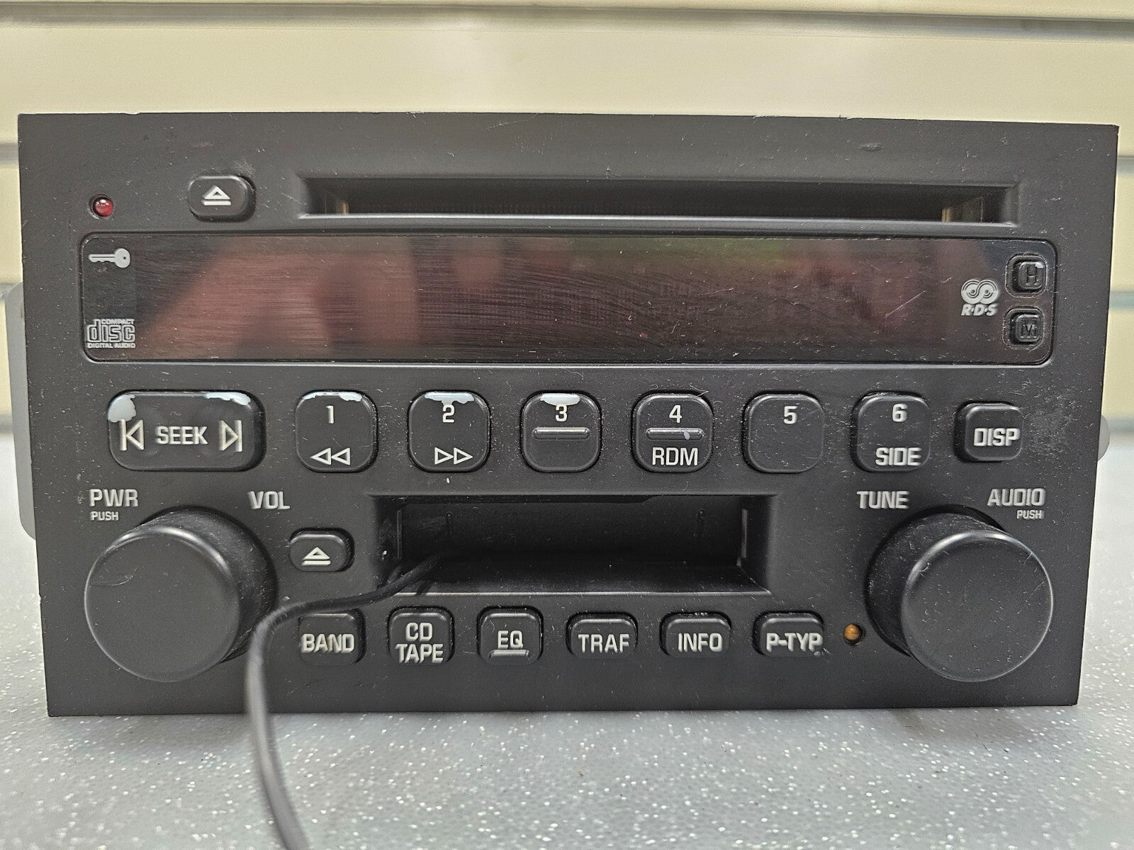 🔥04-06 Century Rendezvous Dash AM FM Radio Stereo CD Player Cassette Black OEM