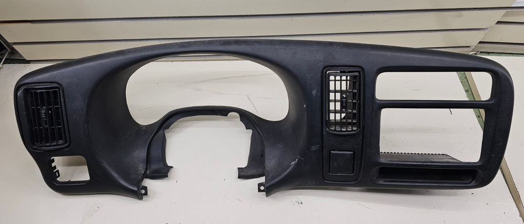 🔥96-02 Express GMC Savana Dash Instrument Cluster Speedometer Bezel Panel Black