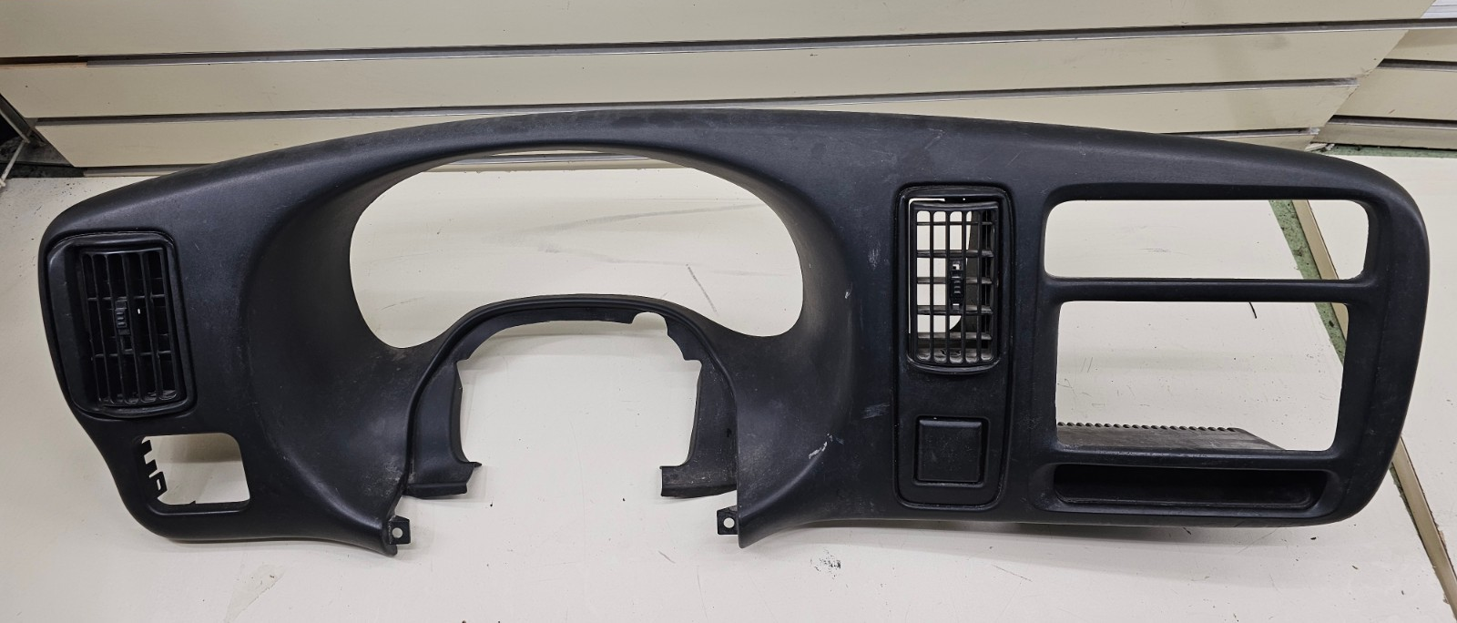 🔥96-02 Express GMC Savana Dash Instrument Cluster Speedometer Bezel Panel Black