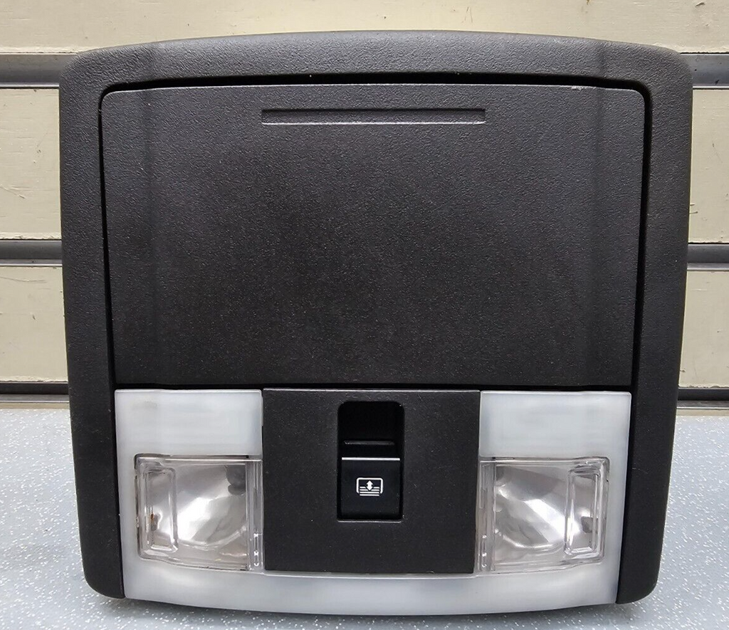🔥13-19 Lincoln MKT Overhead Console Dome Light Lamp Storage Sunroof Black OEM