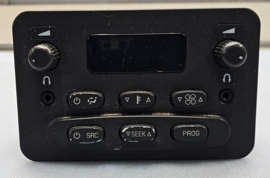 🔥03-06 Tahoe Yukon Suburban Rear Audio Radio Climate Control Switch Panel Black