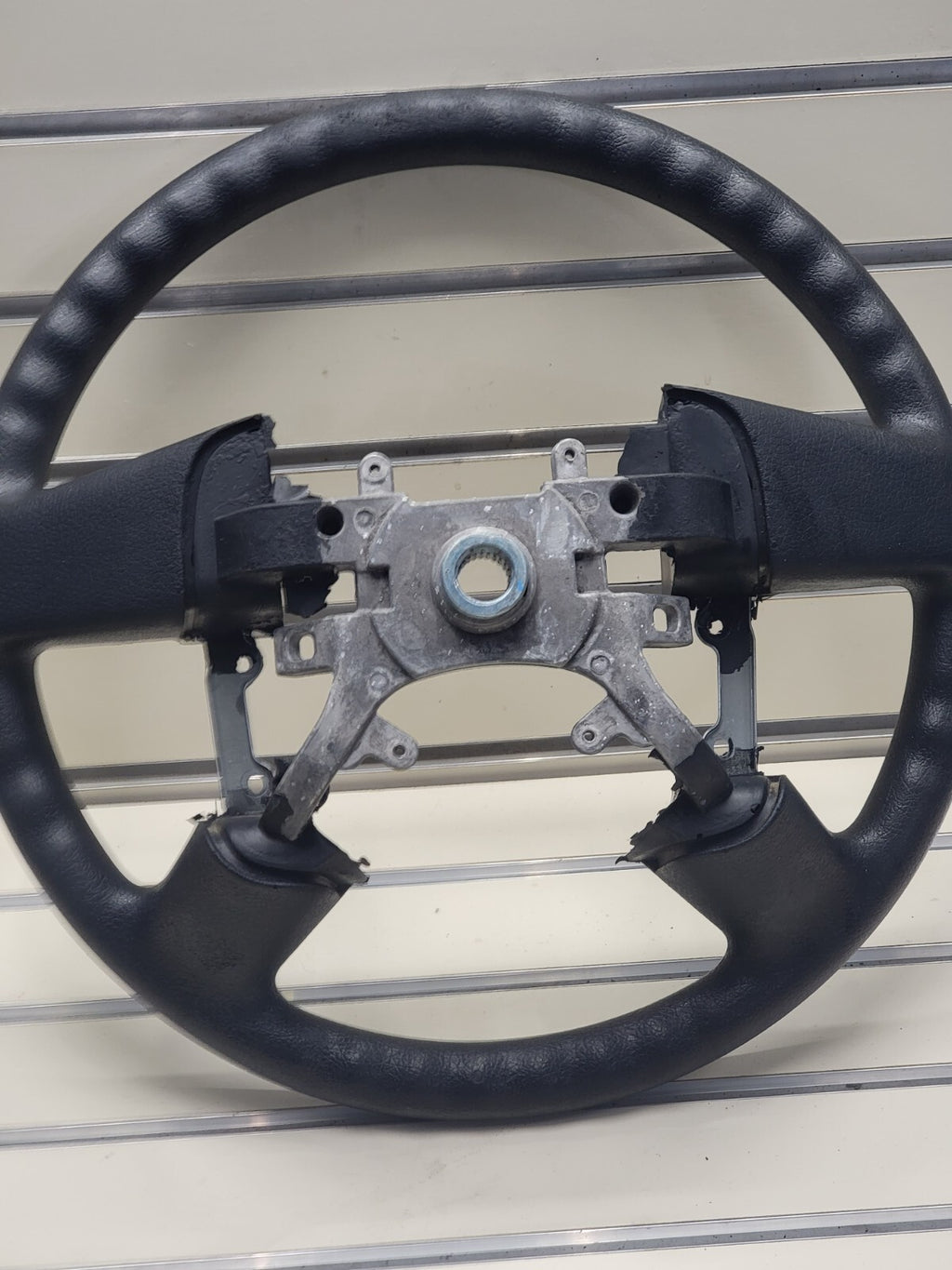 🔥2004-2008 Ford F-150 F150 Tan Leather Wrapped Steering Wheel OEM Black
