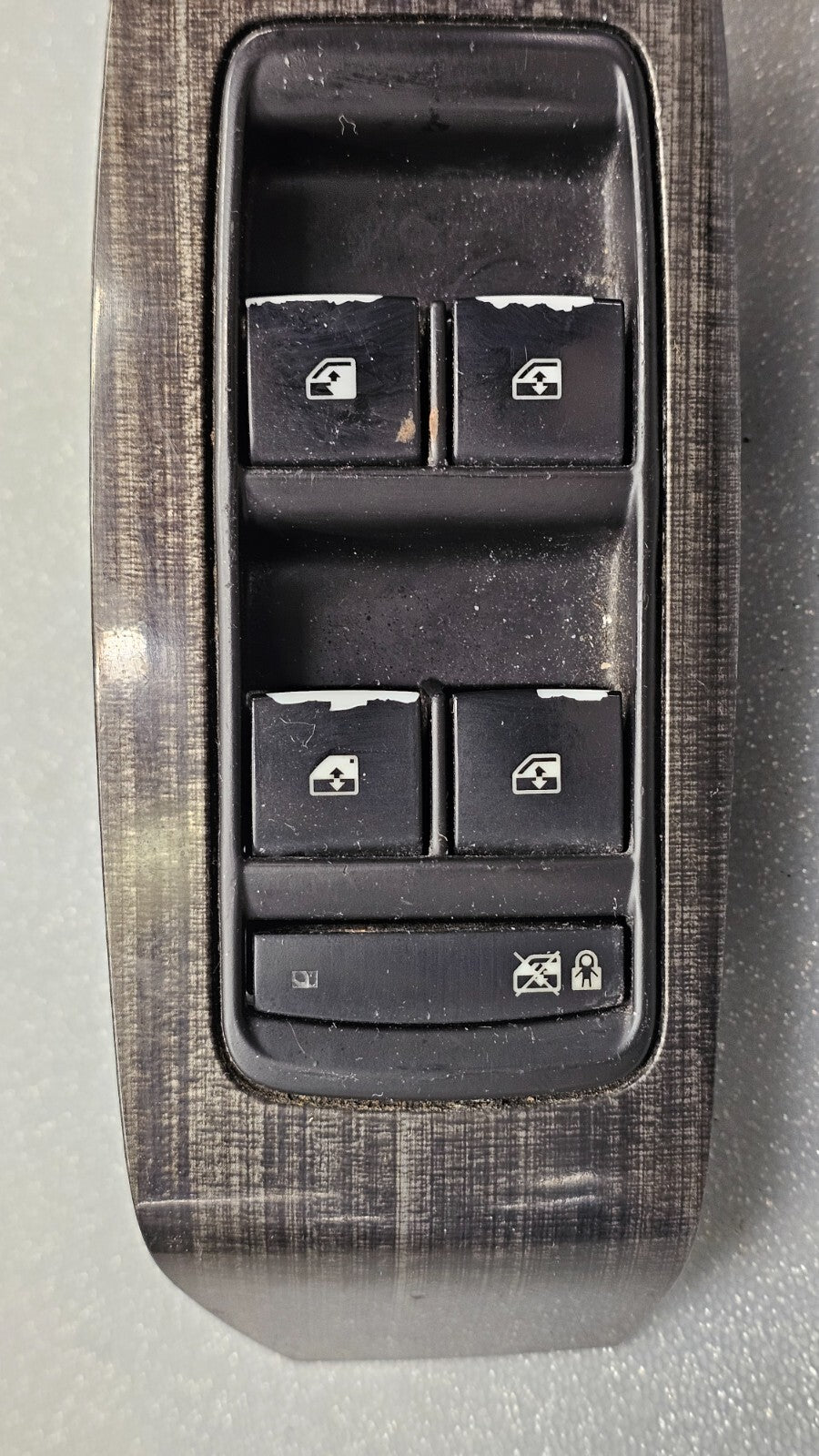 🔥11-16 Cruze Malibu Orlando Left Driver Master Power Window Switch Wood OEM