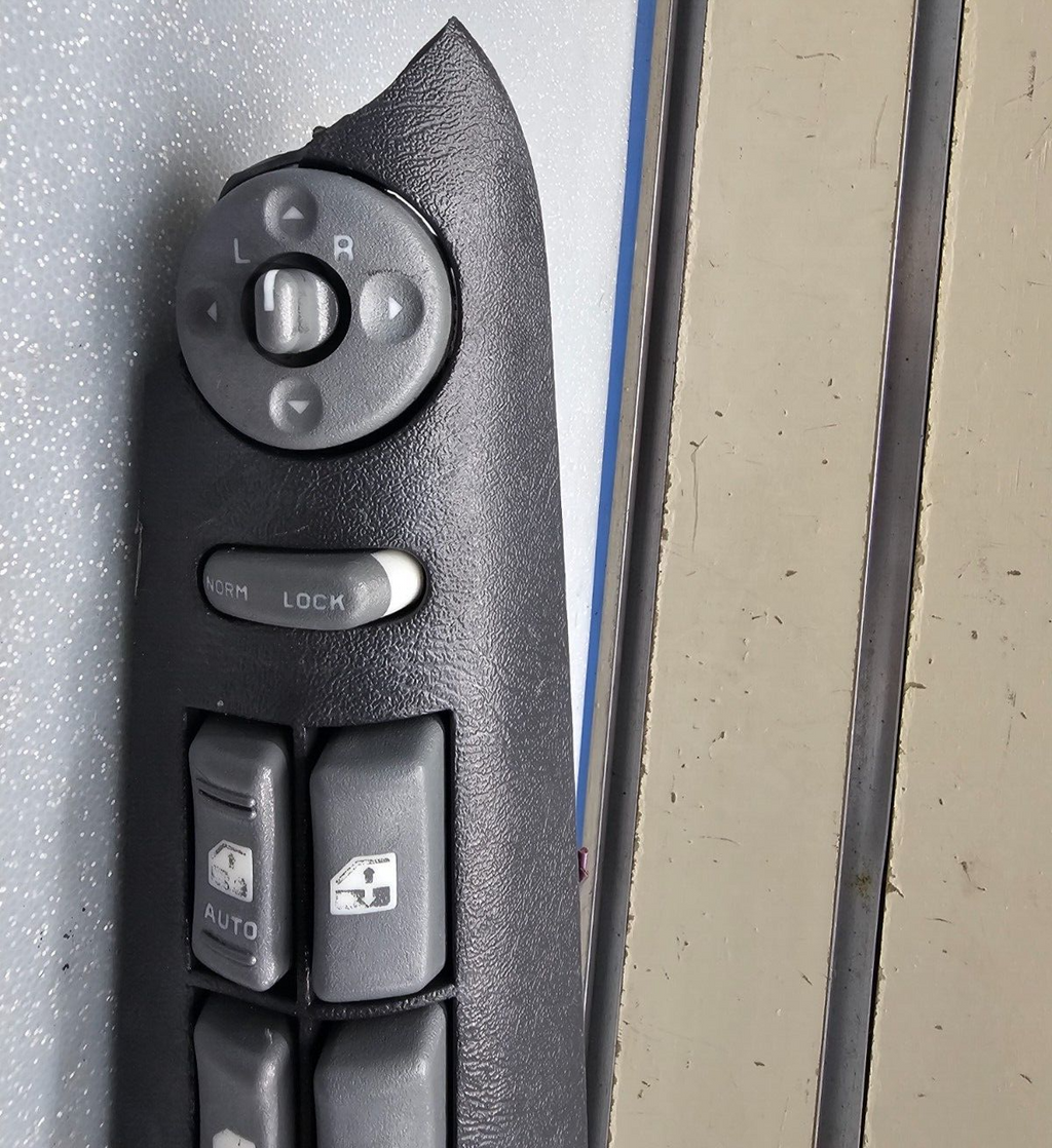 🔥95-97 S10 BLAZER JIMMY Left Driver Master Power Window Switch Assembly Black
