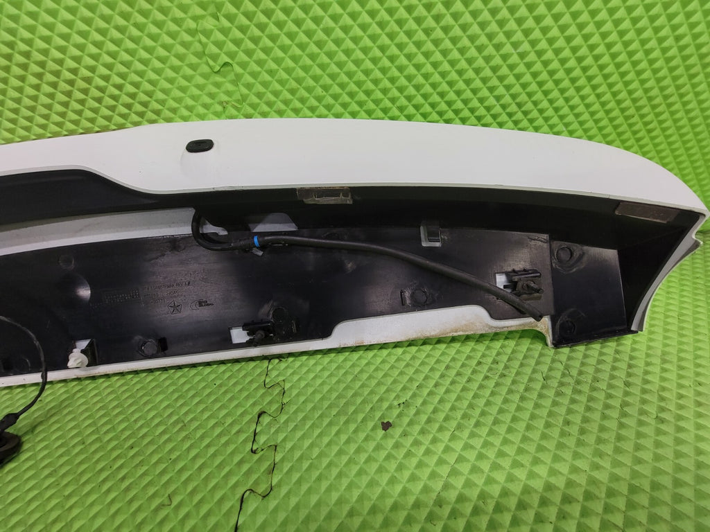 🔥2011-2017 Jeep Compass Lift Gate Hatch Spoiler Third W/Brake Light Wing White