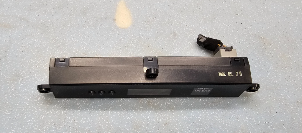 🔥09-12 Hyundai Santa Fe Dash Clock Display  Assembly Passenger Bag Black