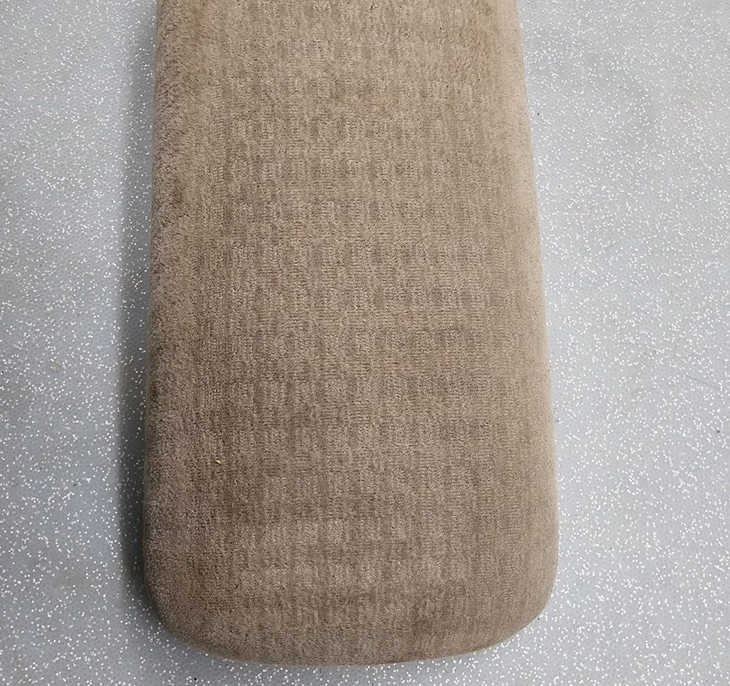 🔥96-00 Honda Civic Arm Rest Center Console Compartment Lid Cover Cloth Tan OEM