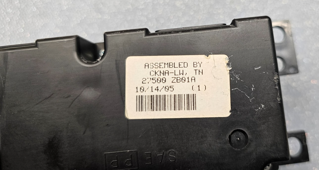 🔥05-06 Nissan Altima Dash AC Heater Temperature Climate Control Air Conditioner
