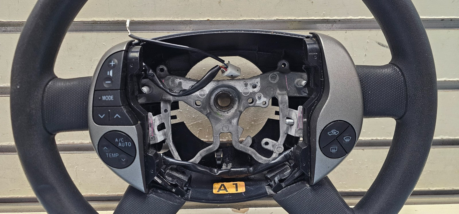🔥04-09 Prius Hybrid Steering Wheel Column Cruise Control Switch Leather Black 
