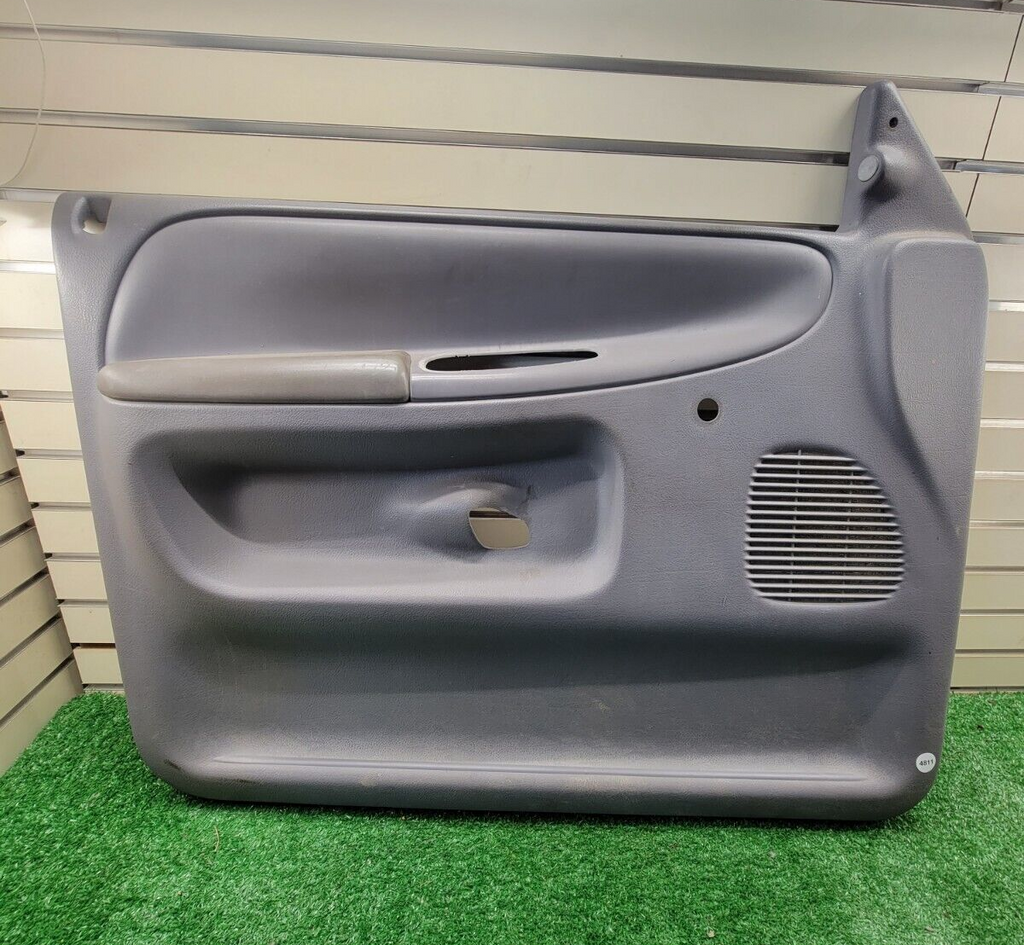 🔥94-97 Dodge RAM 1500 Interior DOOR Panel Front LEFT Driver GRAY Pickup TruckD9