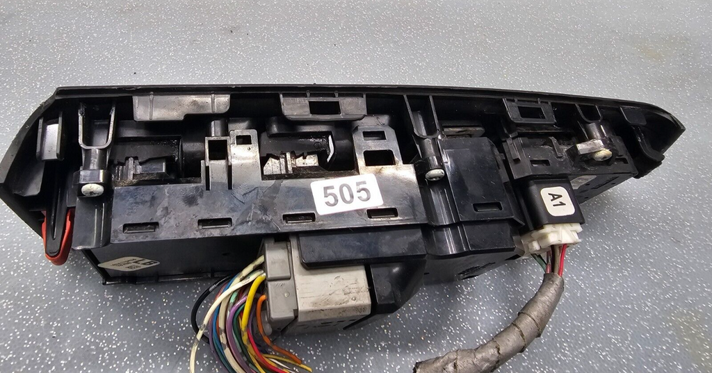 08-12 ACCORD Left Driver Door Master Power Window Lock Switch Assembly Black OEM