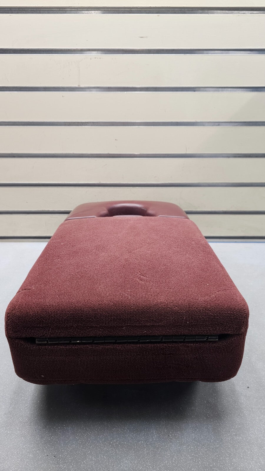 🔥97-03 F150 Center Console JUMP SEAT Cloth/Leather Cup Holder LT Red JS6
