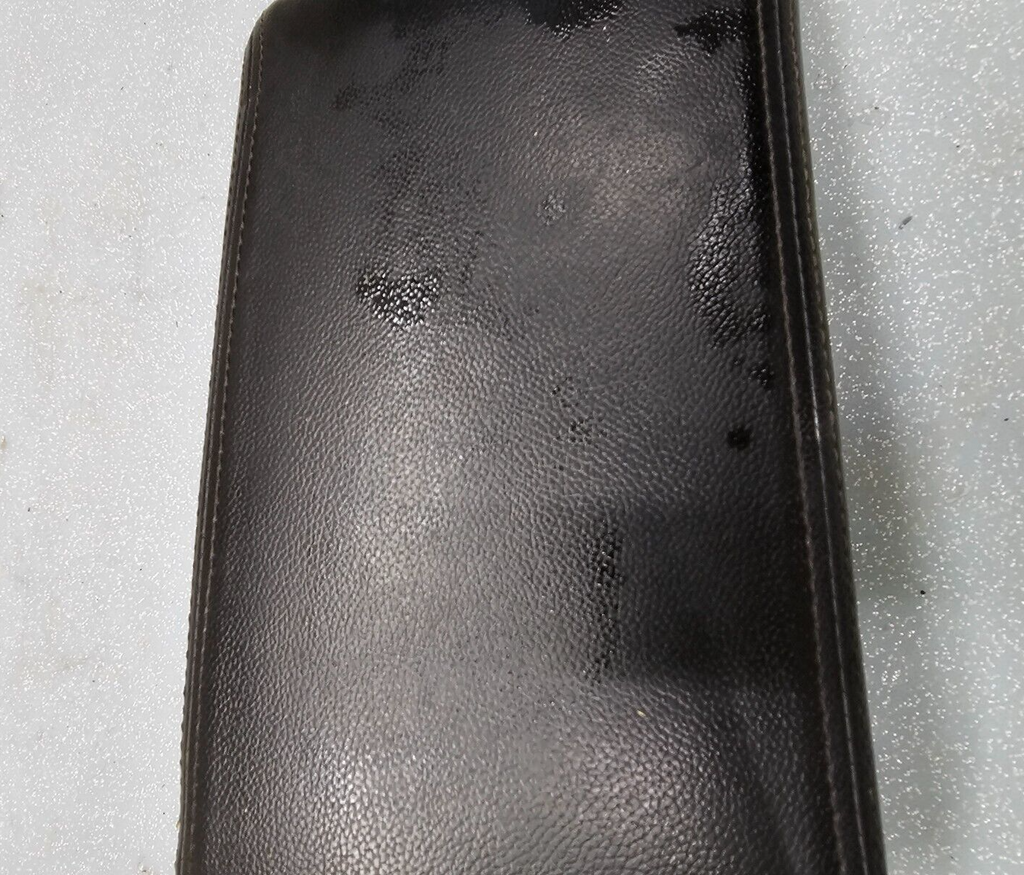 🔥08-13 Rogue Front Center Console Storage Arm Rest Lid Cover Leather Black OEM