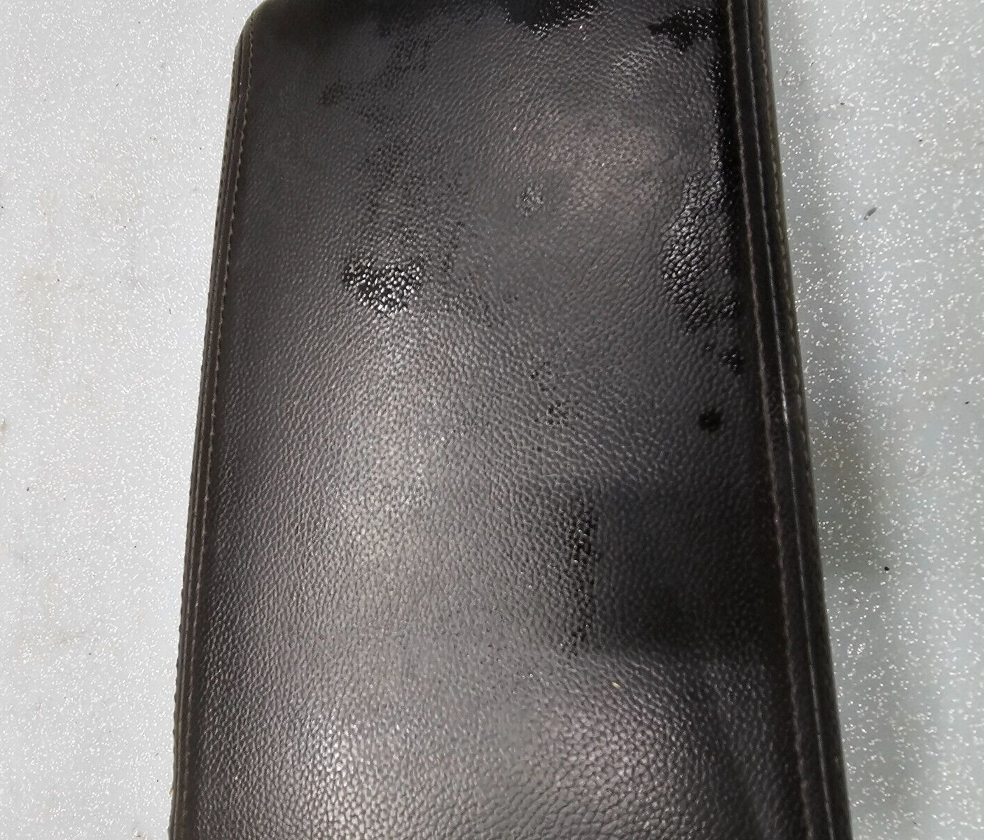 🔥08-13 Rogue Front Center Console Storage Arm Rest Lid Cover Leather Black OEM