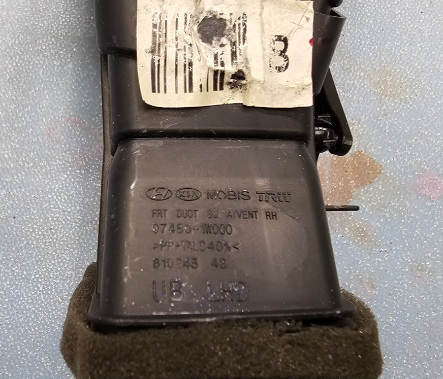🔥 12-17 Kia Rio Dash Left Driver AC Air Vent Heater Conditioning Black OEM
