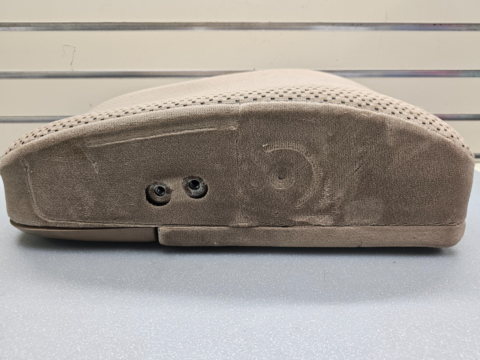 97-03 Ford F150 Center Console JUMPSEAT Armrest Cloth/Leather Cup holder TAN JS6