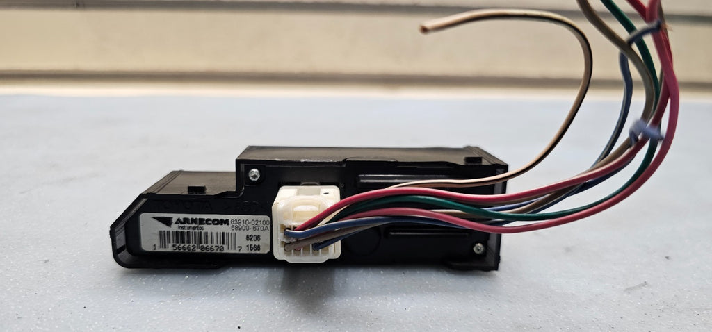 🔥2004-2008 Toyota Corolla Matrix Rebuilt Digital Dash Clock BLACK OEM
