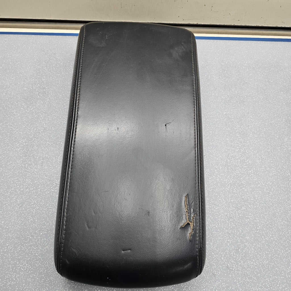🔥08-10 Dodge Charger Center Console Arm Rest Lid Leather Assembly Cover BLACK