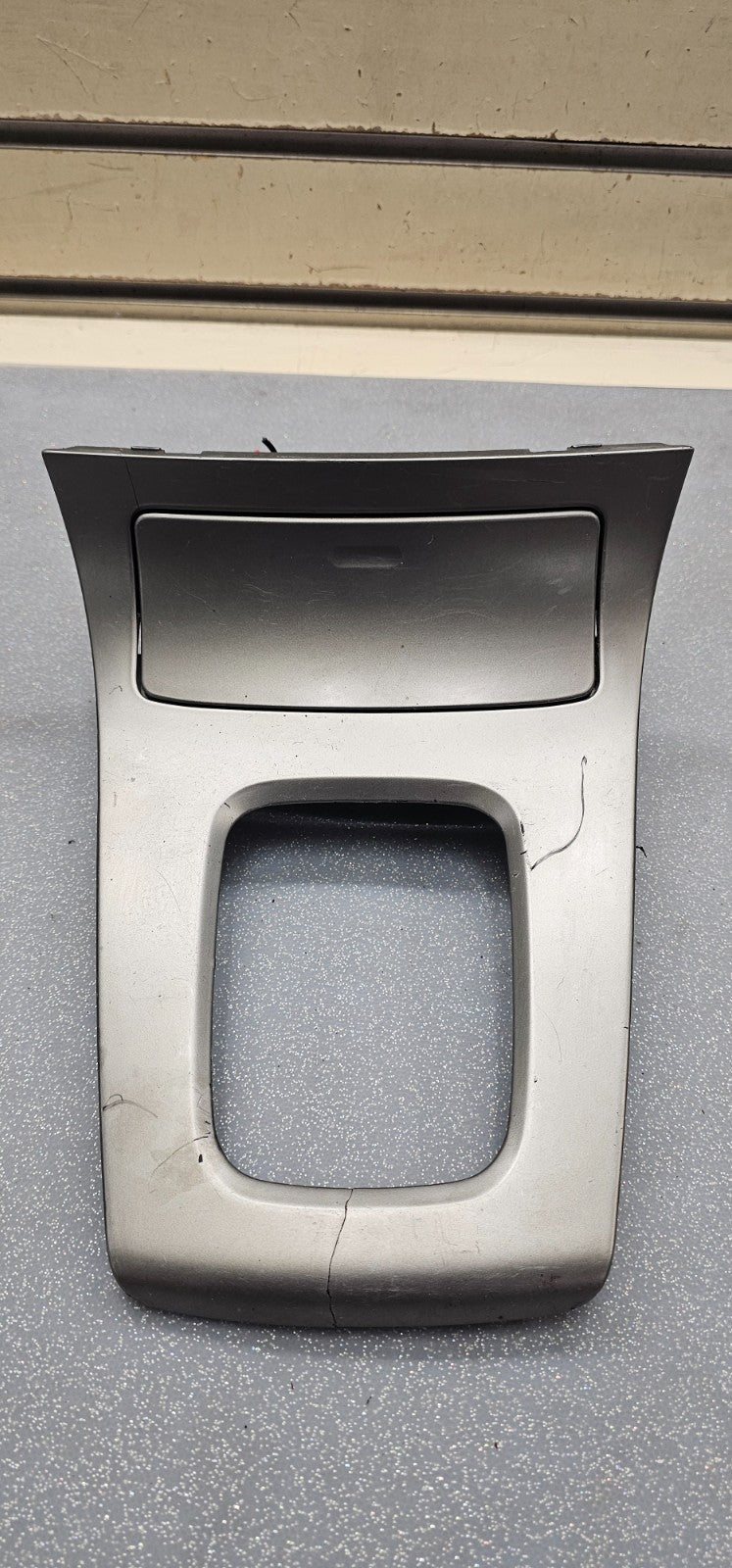 🔥05-07 IMPREZA FORESTER GEAR SHIFTER TRIM BEZEL CENTER CONSOLE ASSEMBLY SILVER