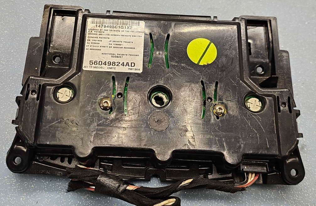 🔥03-10 DODGE RAM MOPAR OVERHEAD CONSOLE DOME MAP COMPASS MODULE ASSEMBLY BLACK