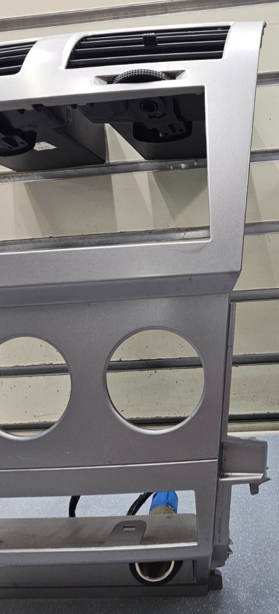🔥10-12 Dodge Caliber Center Dash Radio Climate Control Bezel Trim Panel SILVER