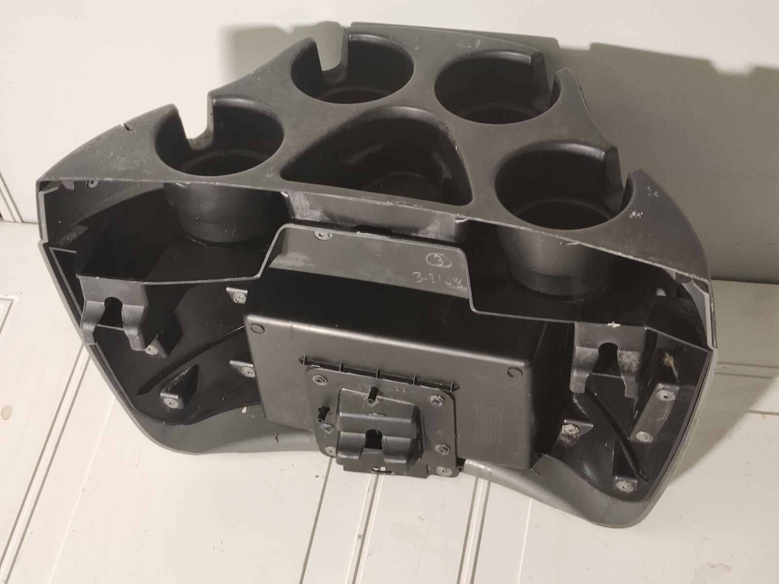 97-13 FORD ECONOLINE VAN E150 E250 E350 E450 FRONT CENTER CONSOLE Cupholder GRAY