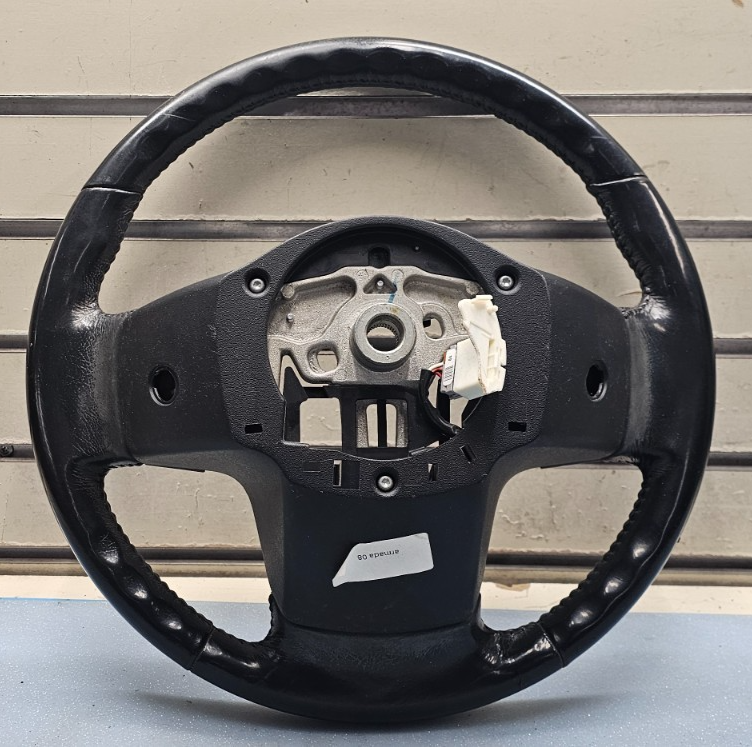 🔥04-07 Infiniti QX56 Steering Wheel Column Control Leather Black OEM
