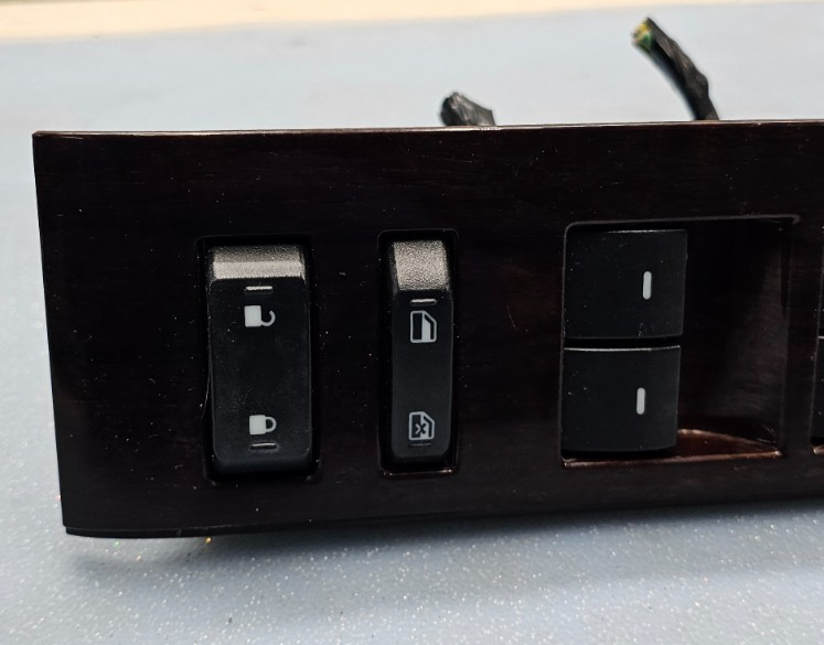 🔥06-10 EXPLORER MOUNTAINEER FRONT LEFT DRIVER MASTER WINDOW LOCK SWITCH WOOD