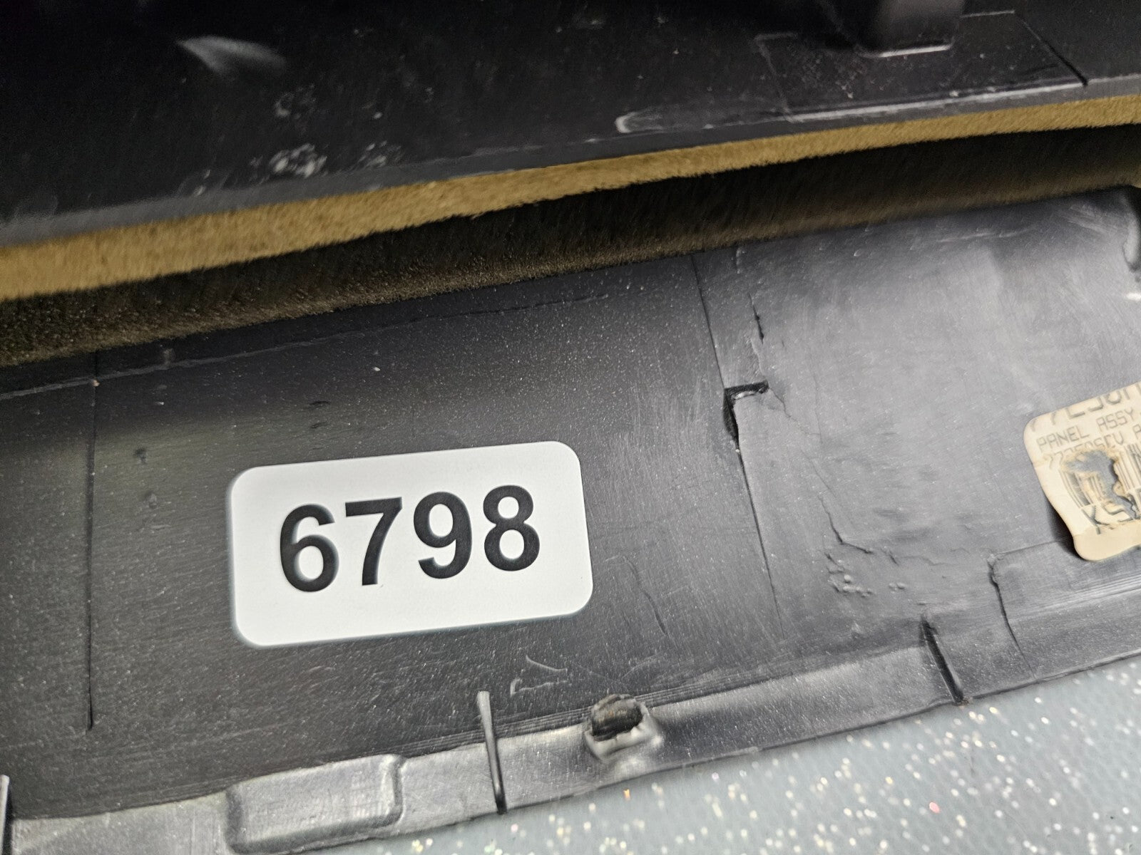 🔥03-06 Honda Element Center Dash Radio Surround Bezel Trim Panel Climate Black