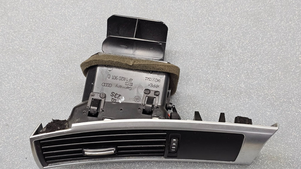 🔥07-11 Audi A6 S6 Dash Left Driver Master AC A/C Heater Air Vent Panel Black