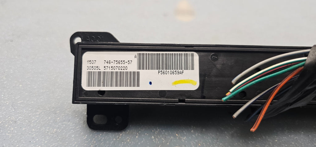 🔥04-07 Grand Cherokee Commander Traction Switch TCS OFF Panel Assembly Black