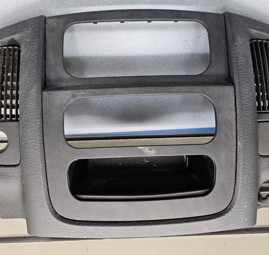 🔥02-05 Dodge RAM Dash RADIO Audio Stereo Bezel Climate Trim Panel Black B10