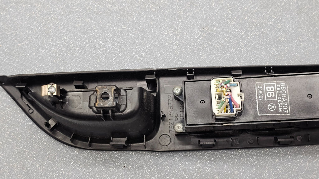 11-16 MITSUBISHI ASX RVR FRONT LEFT DRIVER MASTER POWER DOOR WINDOW SWITCH BLACK