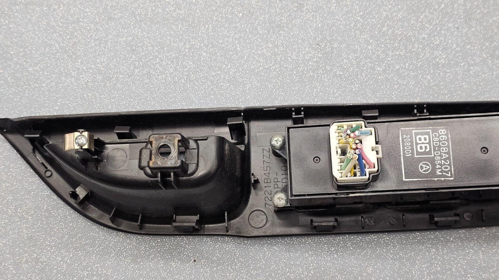 11-16 MITSUBISHI ASX RVR FRONT LEFT DRIVER MASTER POWER DOOR WINDOW SWITCH BLACK