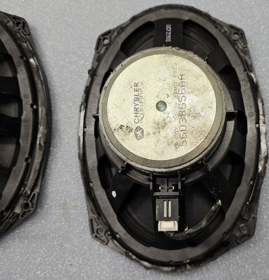 🔥1999-2004 Jeep Grand Cherokee WK 6x9 OEM Front Door Speaker Assembly Pair