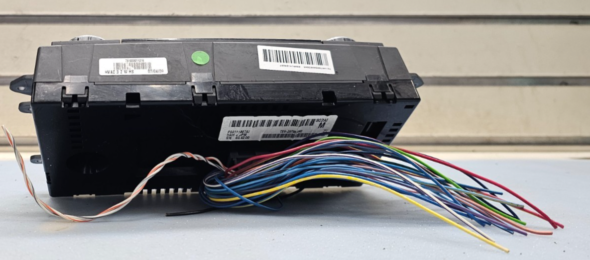 🔥08-10 Dodge Grand Caravan Town & Country Climate Control Rear A/C Heater Dash