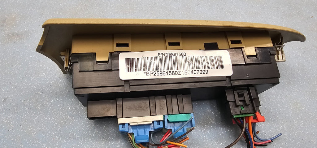 🔥06-09 TRAILBLAZER Front LEFT Master Driver Window Door Switch Assembly Tan
